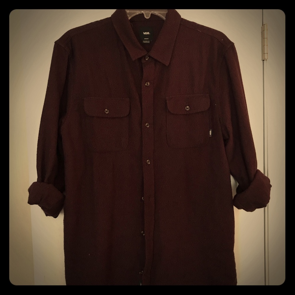Vintage custom fit Vans button up shirt